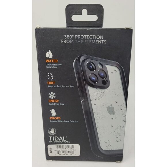 Body Glove Tidal Waterproof Case for Apple iPhone 13 Pro 6.1" Black, NEW - Picture 2 of 6